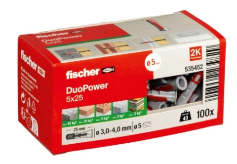 Kołek 5x25 DuoPower