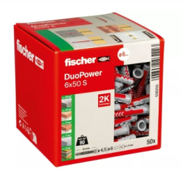 Kołek z wkrętem 6x50 DuoPower