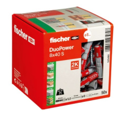 Kołek z wkrętem 8x40 DuoPower