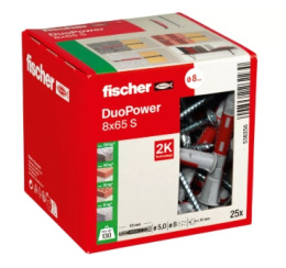 Kołek z wkrętem 8x65 DuoPower
