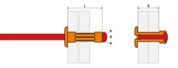 Nit zrywalny 4,8x15 Multigrip Alu/Stal RAL 9006