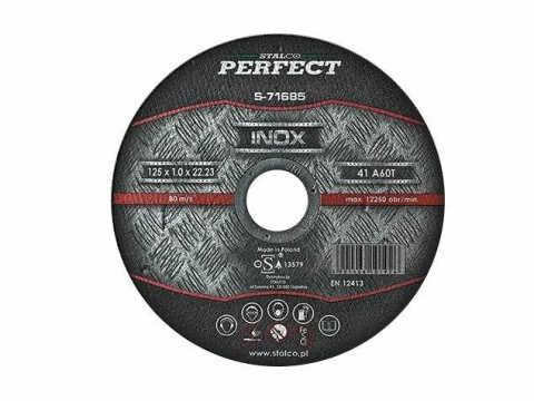 Tarcza do cięcia stali nierdzewnej 125 mm