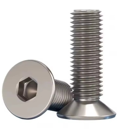 Wkręt M5x50 z łbem stożkowym z gniazdem sześciokątnym DIN 7991 A2-70