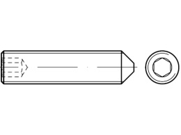 Wkręt dociskowy M5x8 DIN 914 A2