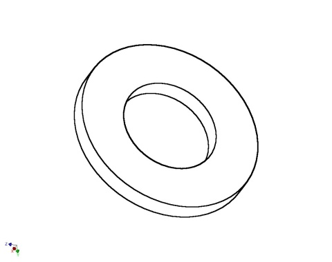 Podkładka M14 DIN 125 ocynk