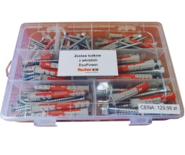 Zestaw monterski kołki z wkrętami Fischer DuoPower 5-10 mm